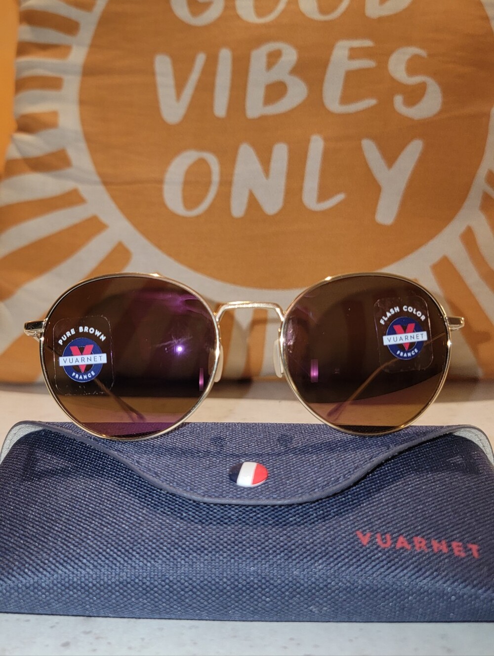 Vuarnet Titanium Frame VL1601 0004 Swing PupleFlash Sunglasses